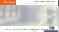 Desktop Screenshot of ignitedcontractor.com